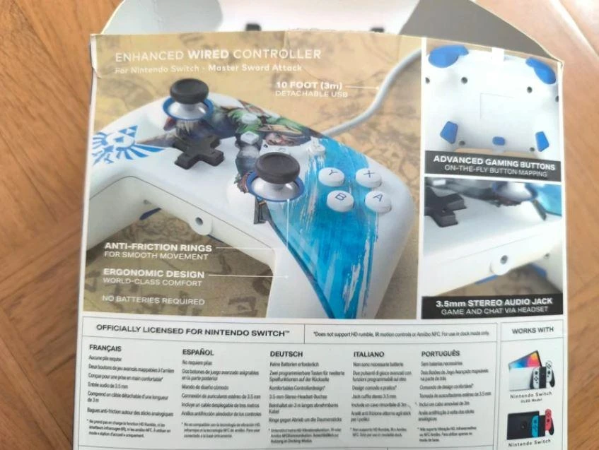 Zelda Edition Switch controller zo goed als nieuw – photo 2
